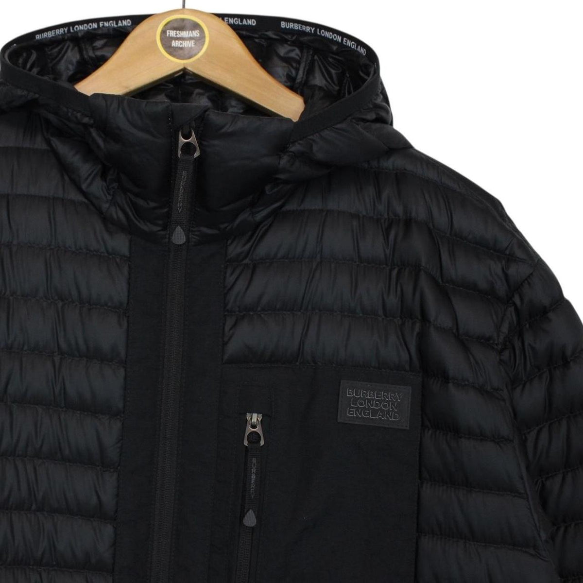 Burberry Lenham Logo Down Jacket Large