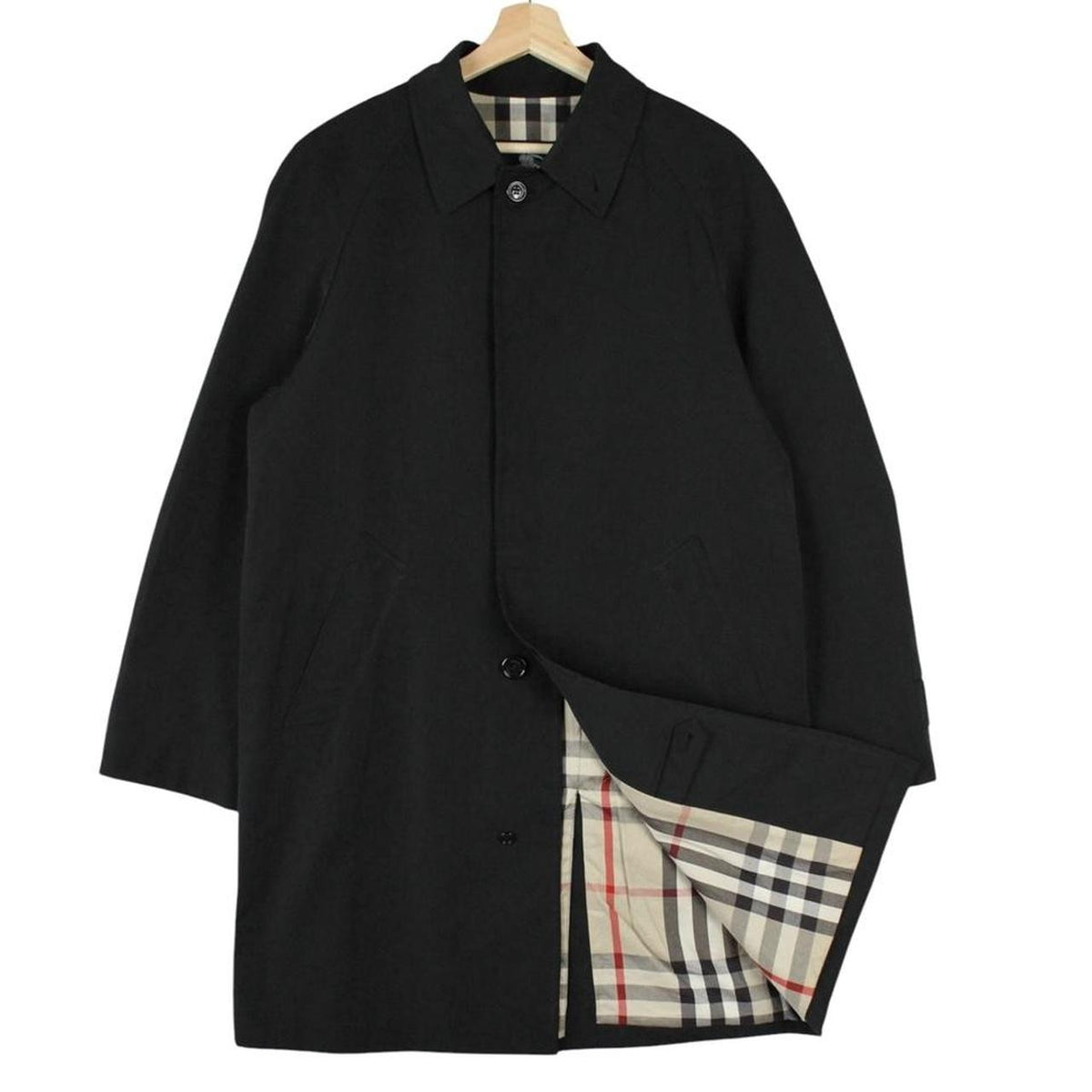 Burberry London Balmacaan Coat Medium