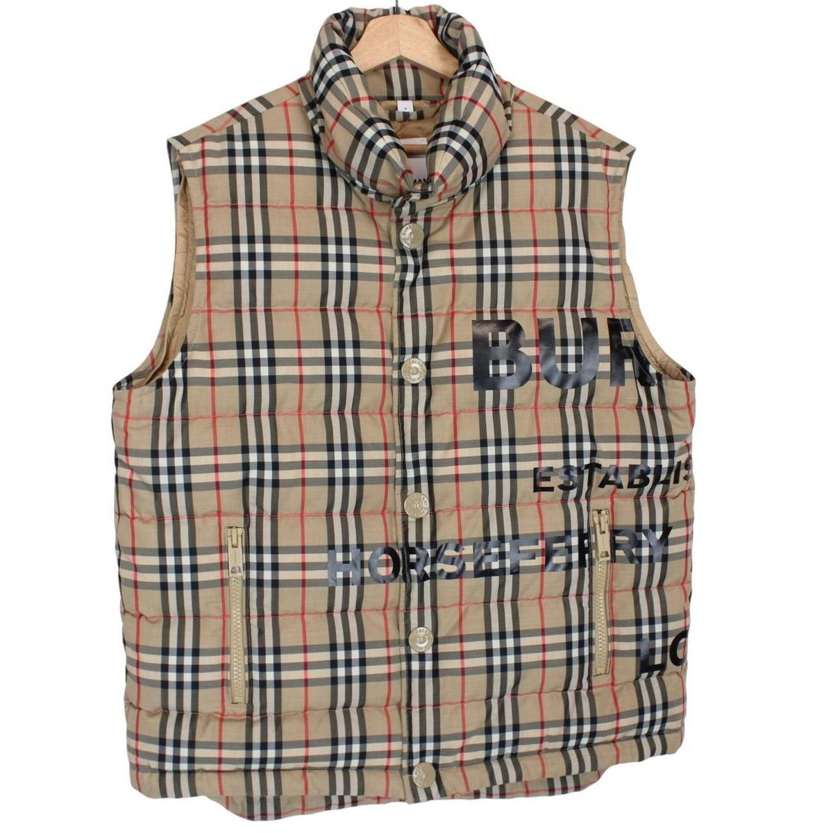 Burberry Horseferry Down Gilet Medium