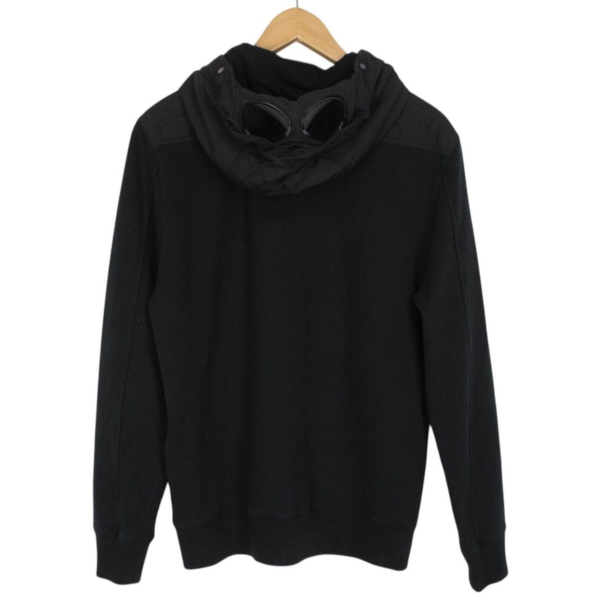 CP Company Diagonal Fleece Goggle Lens Hoodie Small