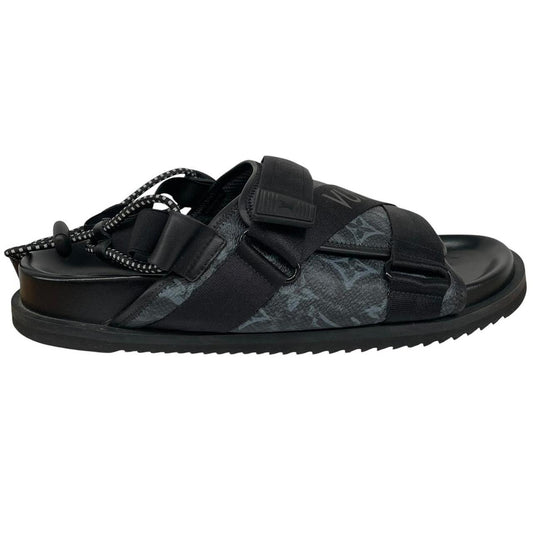 Louis Vuitton Monogram Leather Honolulu Sandals UK 11