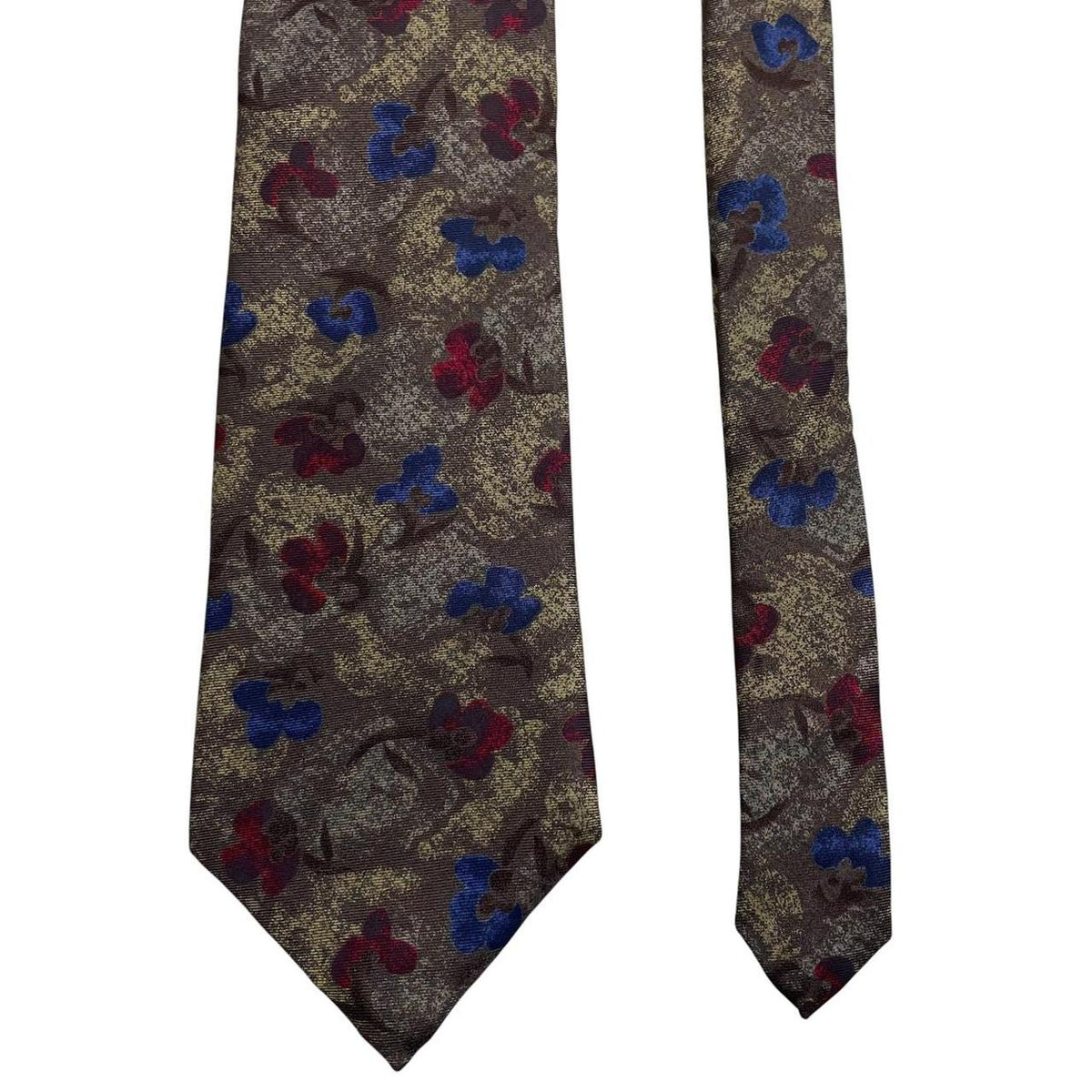 Vintage Fendi Abstract Print Silk Tie