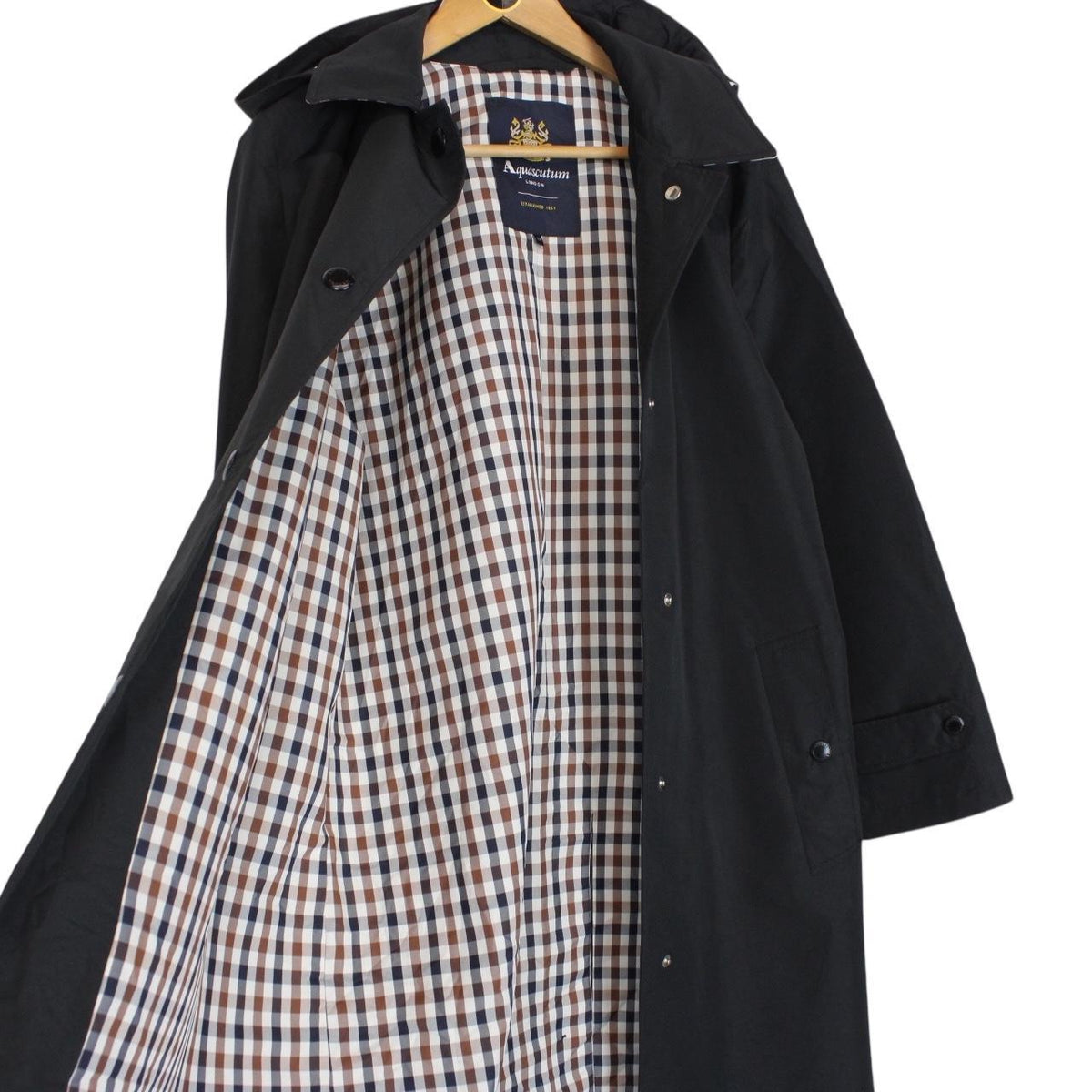 Aquascutum Hooded Coat Large