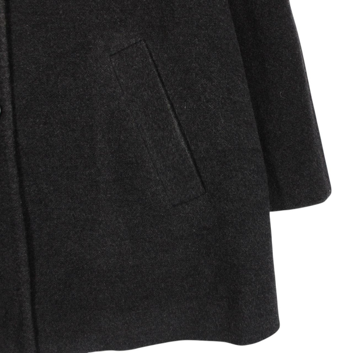 Vintage 90s Burberry Cashmere Wool Coat Medium