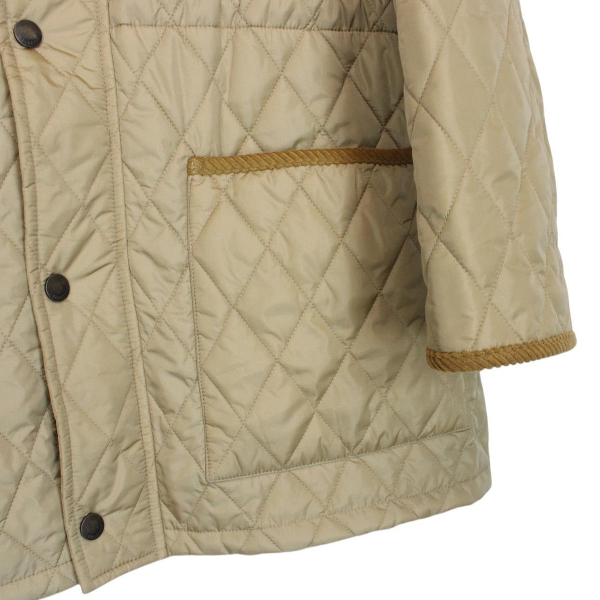 Burberry London Devon Quilted Parka Coat Large