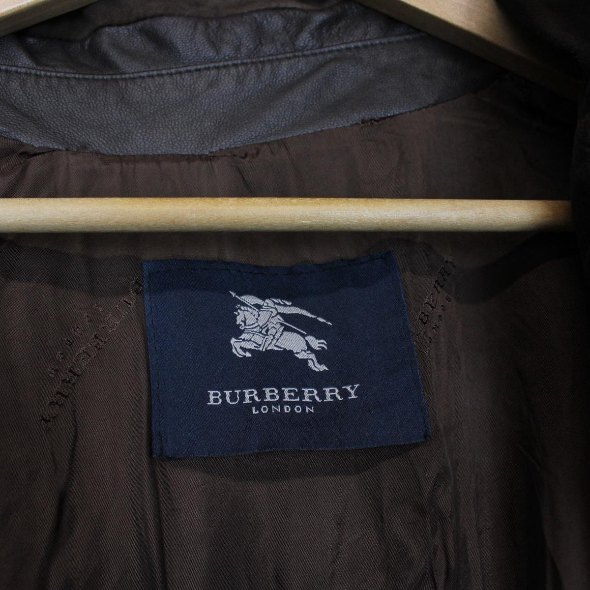Vintage Burberry London Suede Leather Jacket Large