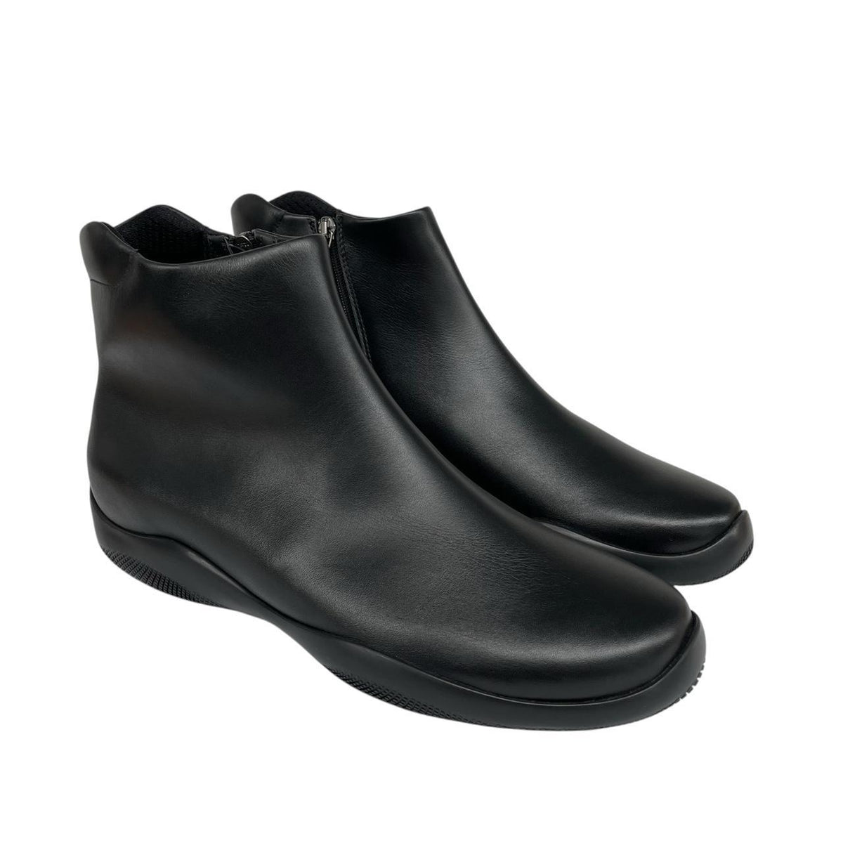 Prada Calfskin Leather Toblach Ankle Boots UK 9