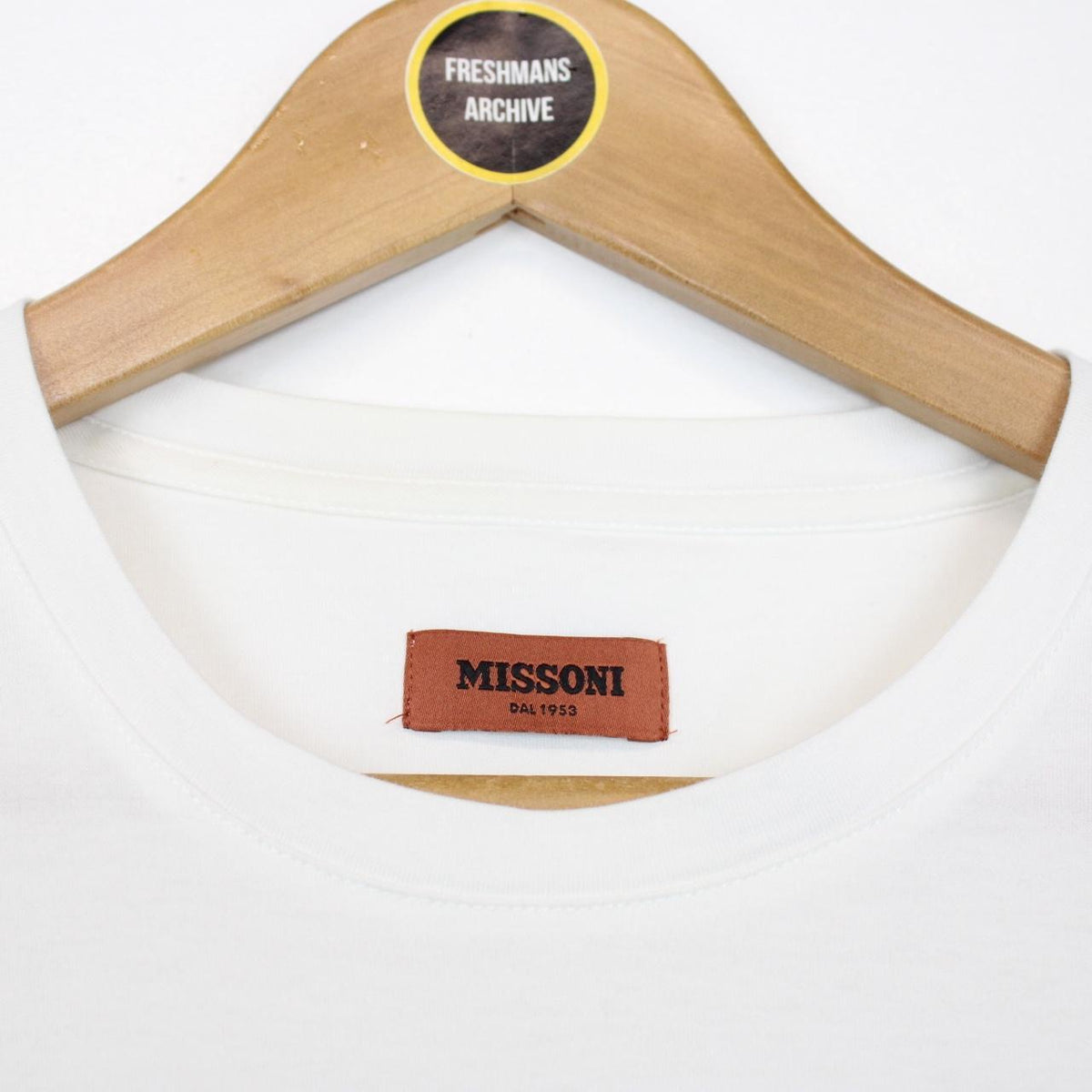Missoni Logo Print Cotton T-Shirt Small