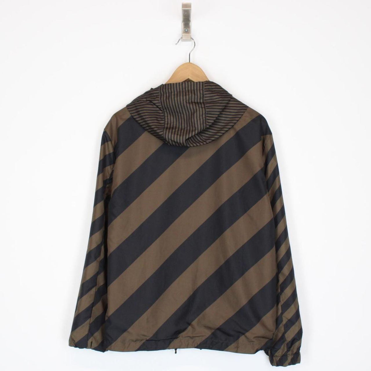 Fendi Zucca Monogram Reversible Windbreaker Jacket Medium