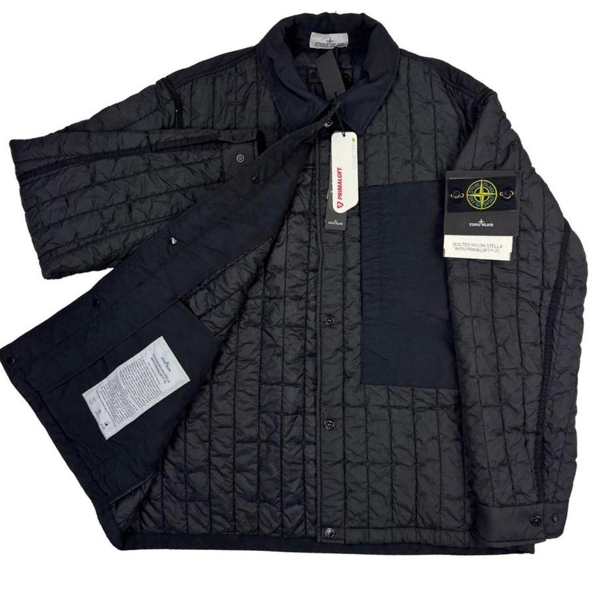 Stone Island Quilted Nylon Stella Primaloft-TC Jacket