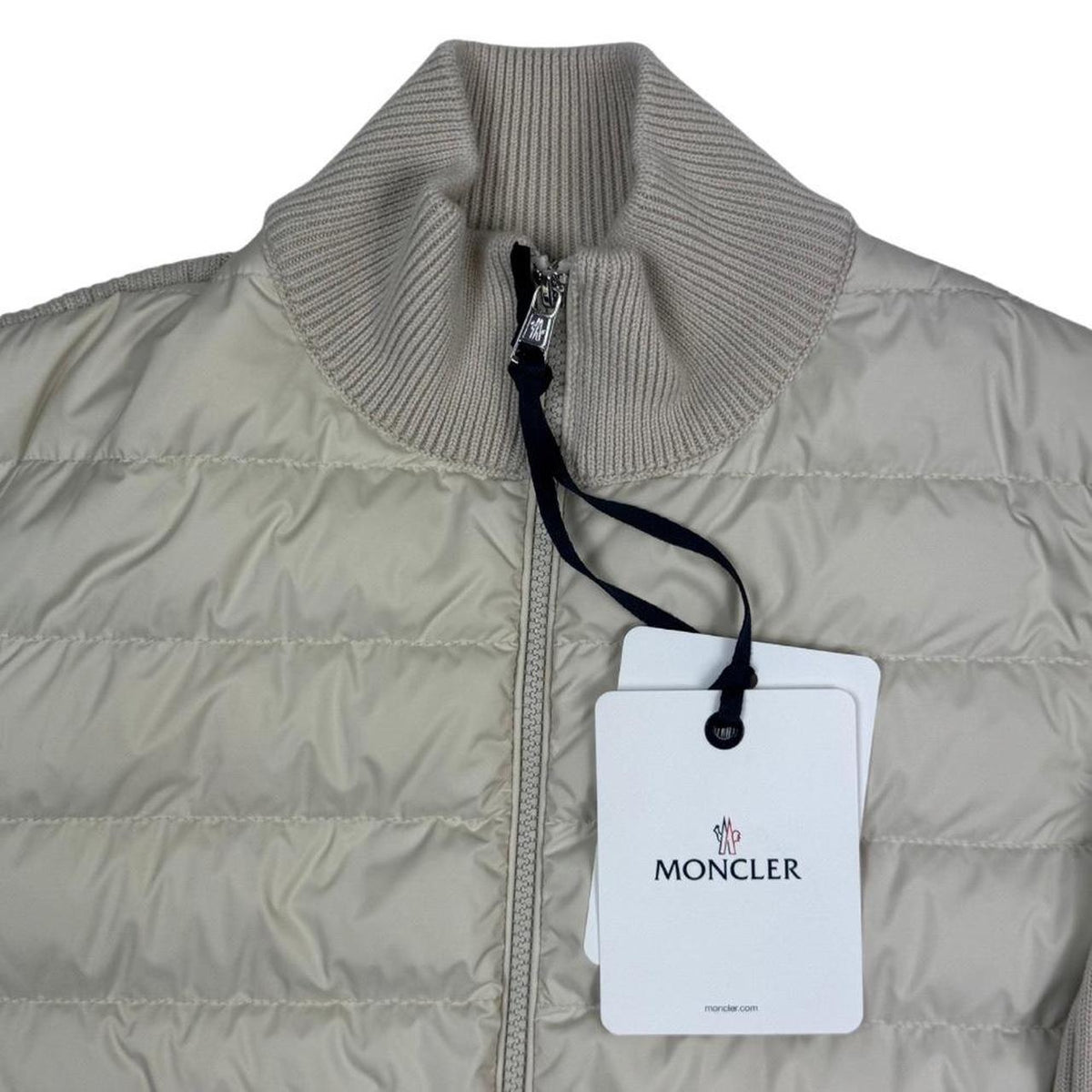 Moncler Down Tricot Cardigan Jacket Medium