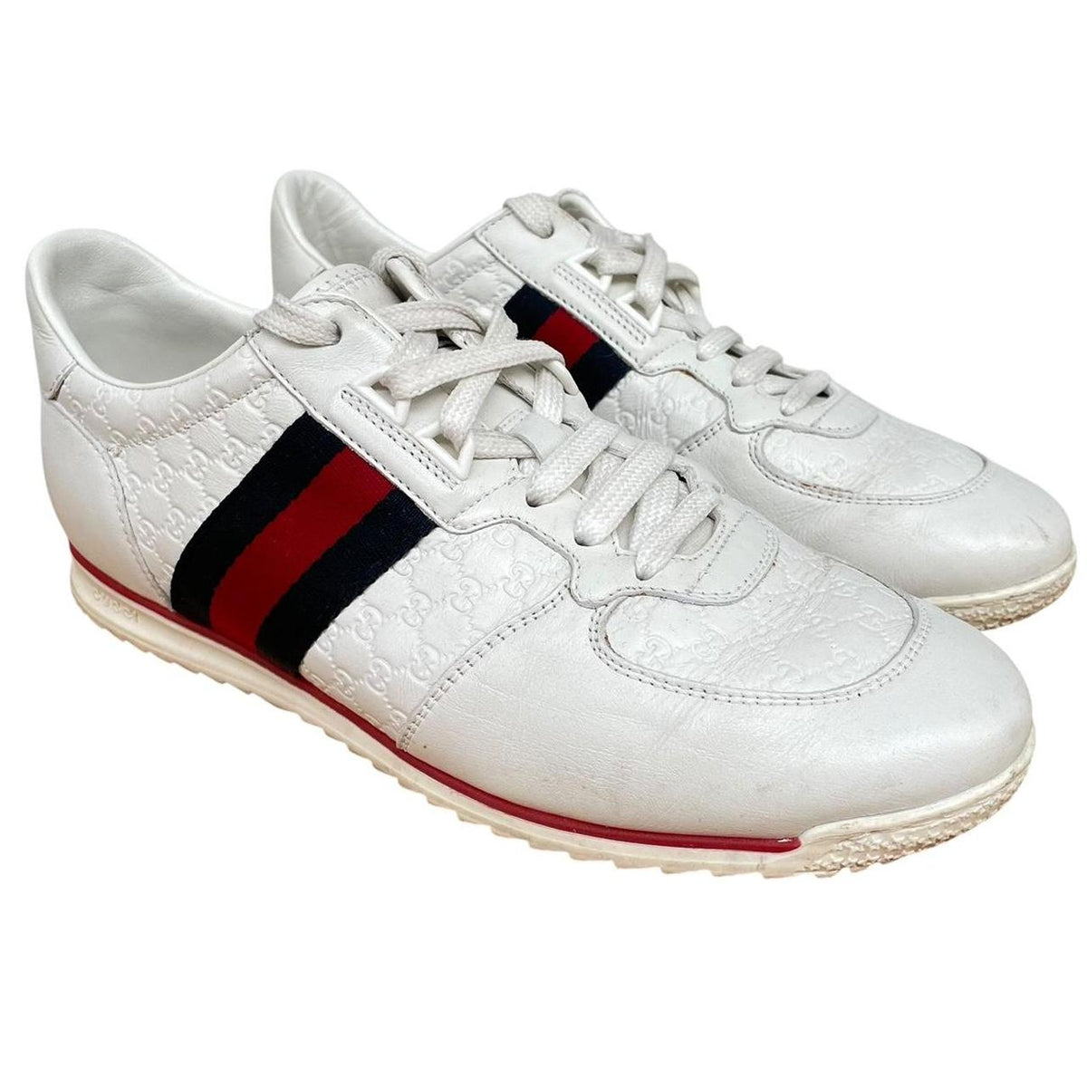Gucci Ace Guccisima Monogram Trainers UK 6