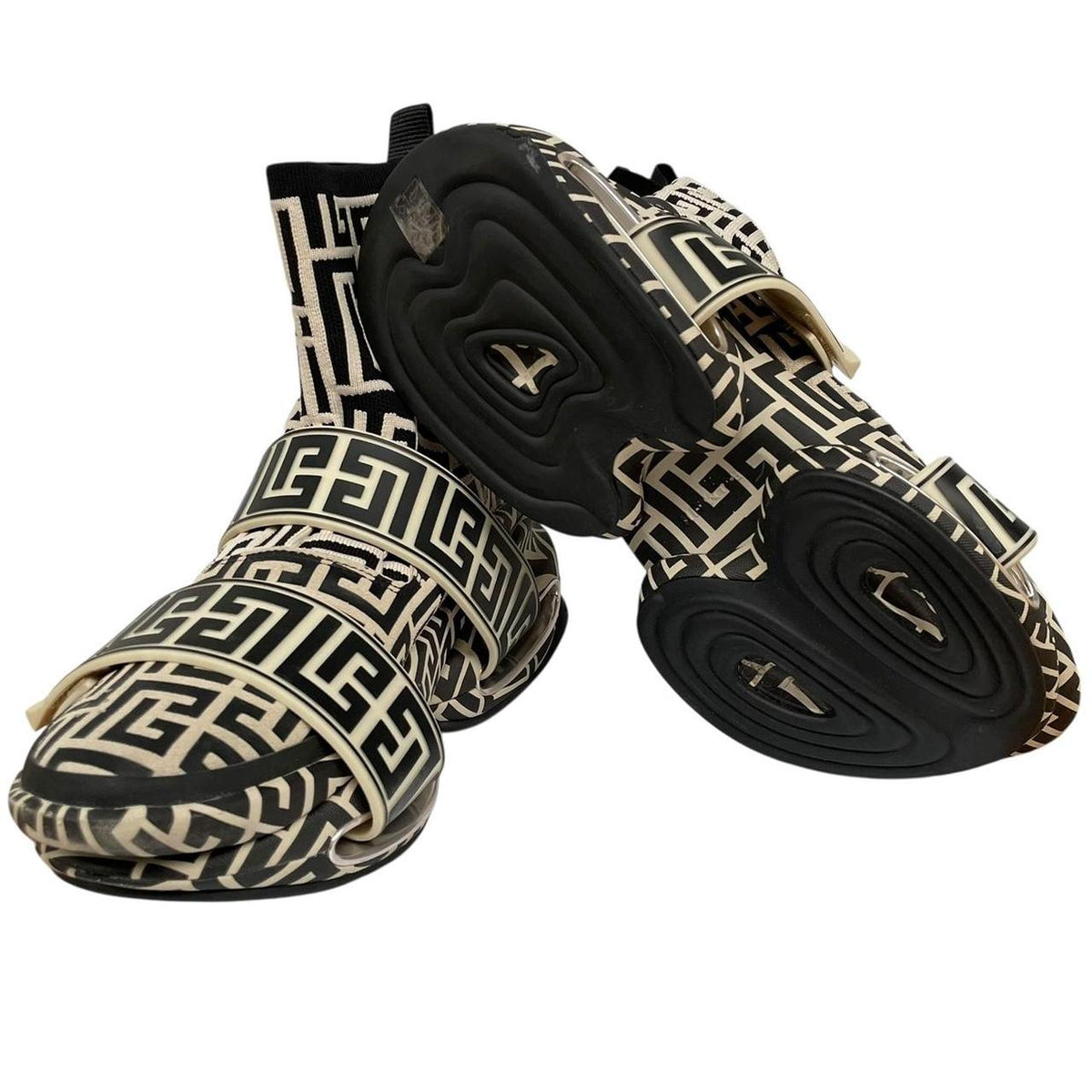 Balmain B-Bold Monogram Sock Trainers UK 5