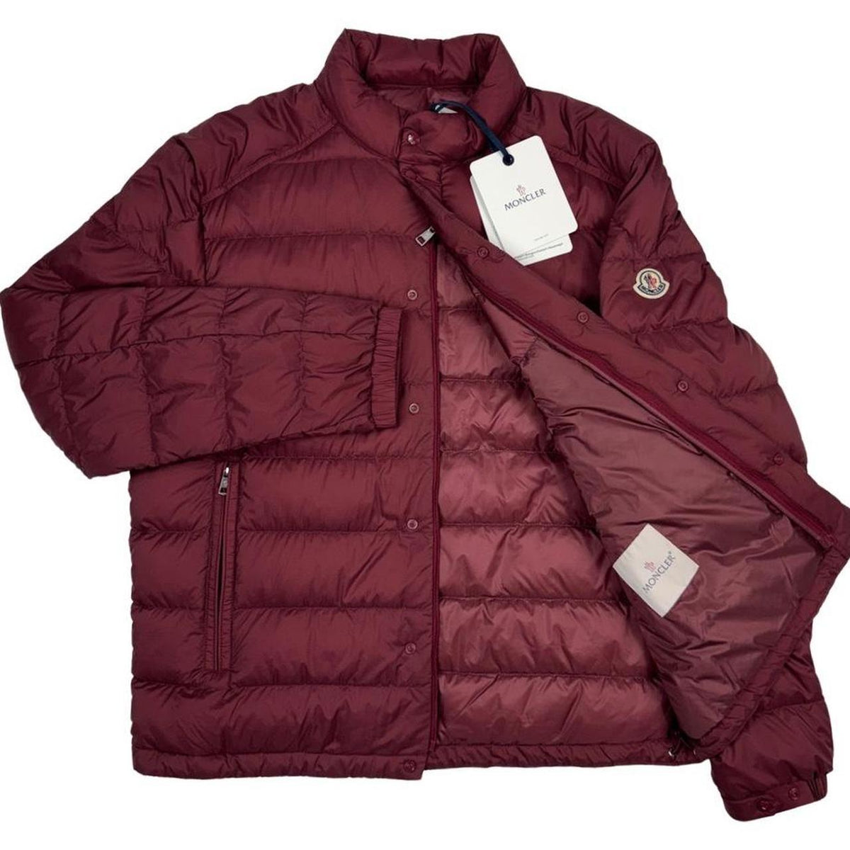 Moncler Selves Quilted Shell Down Jacket Large