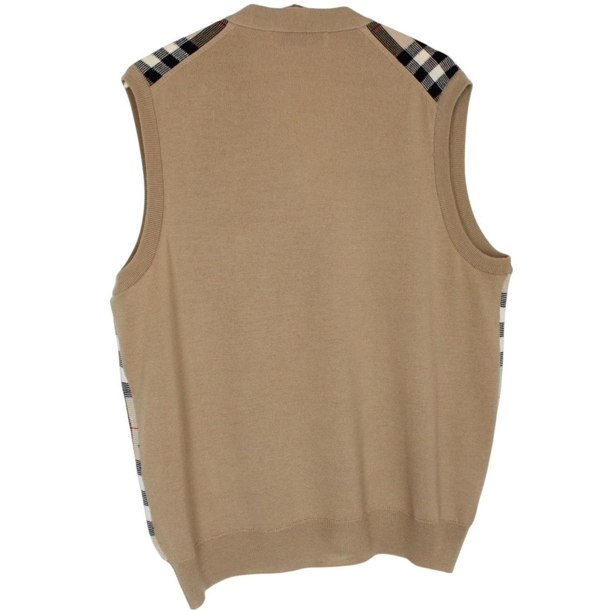 Vintage Burberry Merino Wool Sweater Vest Large