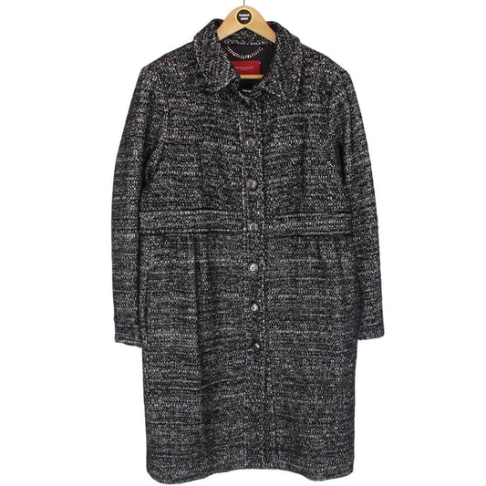 Vintage Burberry London Alpaca Wool Coat Large