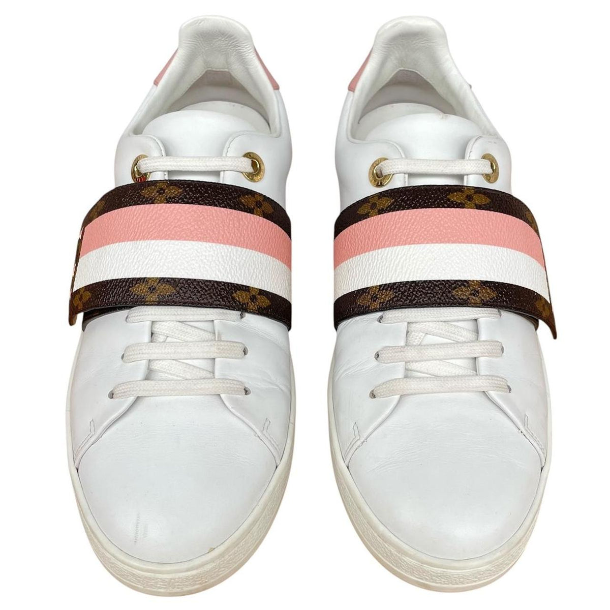 Louis Vuitton Frontrow Leather Trainers UK 5