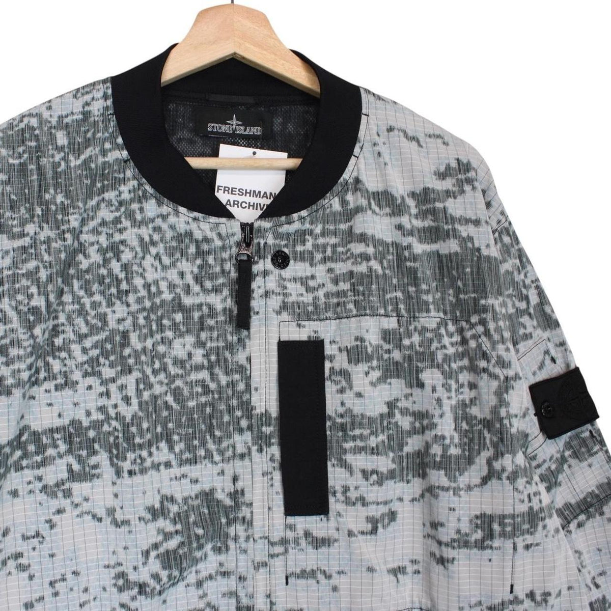Stone Island SS 2019 Shadow Project DPM Chiné Marl Bomber Jacket XXL