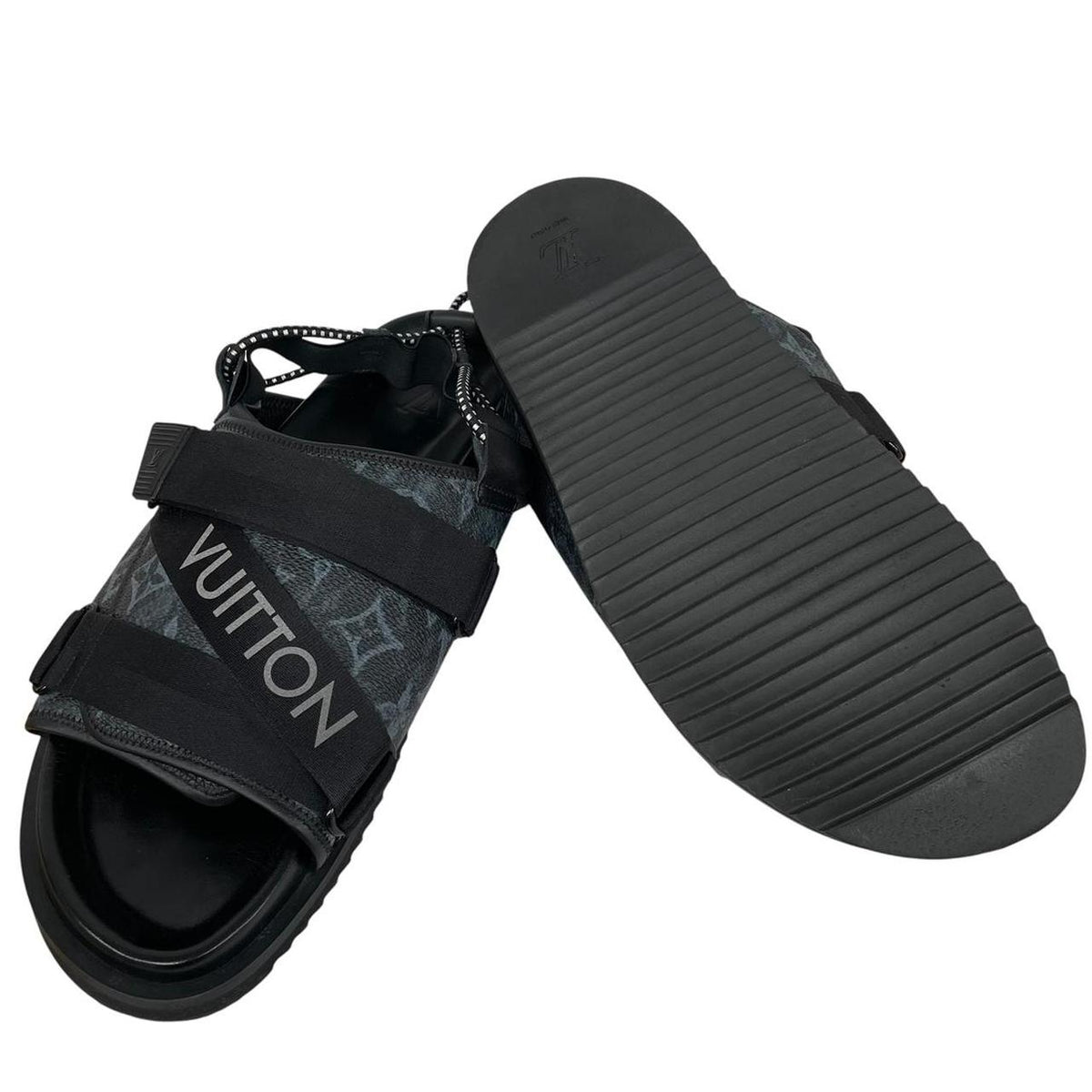 Louis Vuitton Monogram Leather Honolulu Sandals UK 11