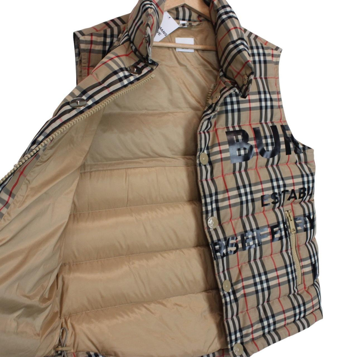 Burberry Horseferry Down Gilet Medium