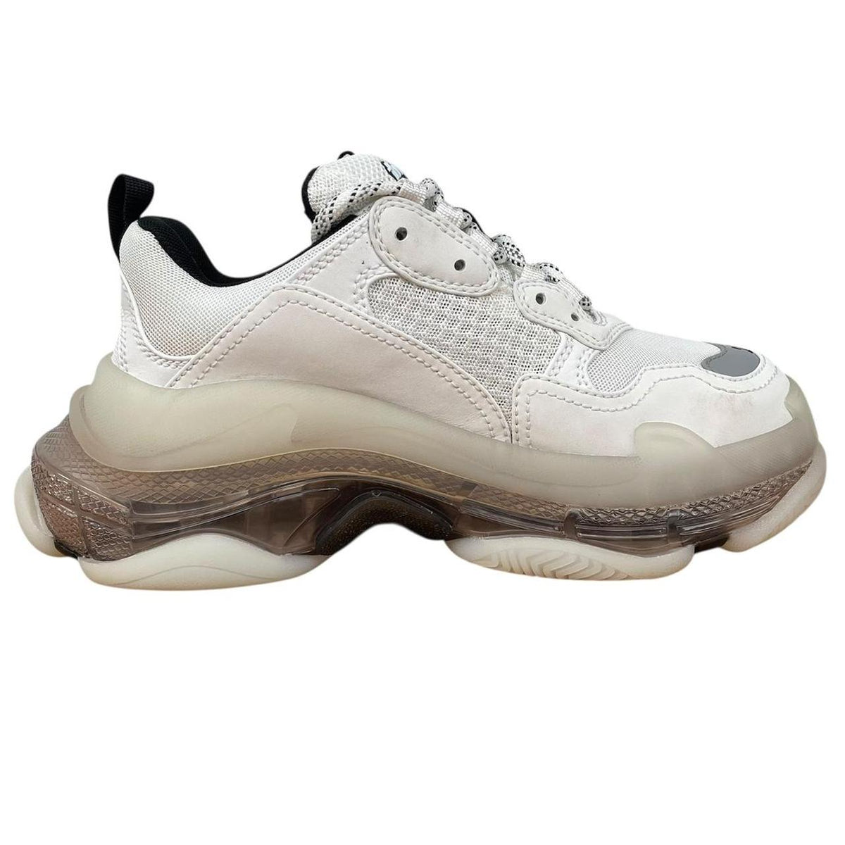 Balenciaga Triple S Clear Sole Mesh Trainers UK 4
