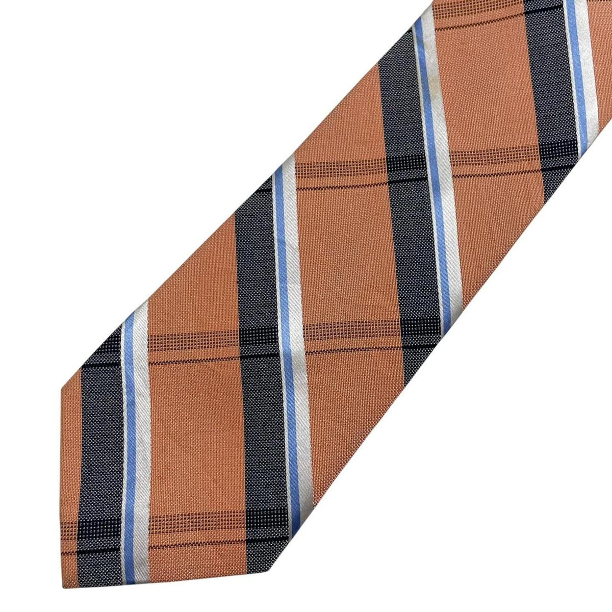 Michael Kors Striped Cotton/Silk Tie