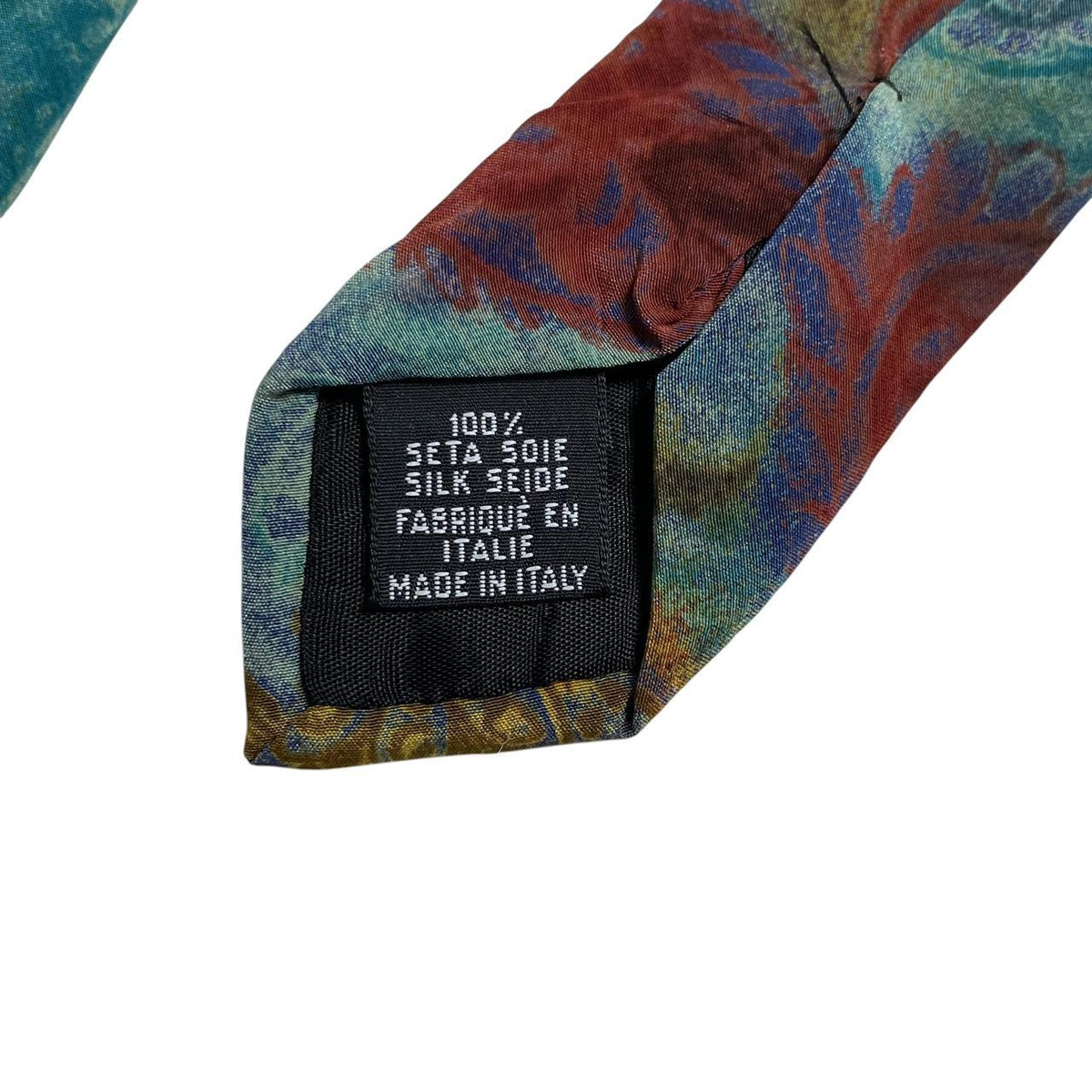 Vintage Hugo Boss Abstract Silk Tie