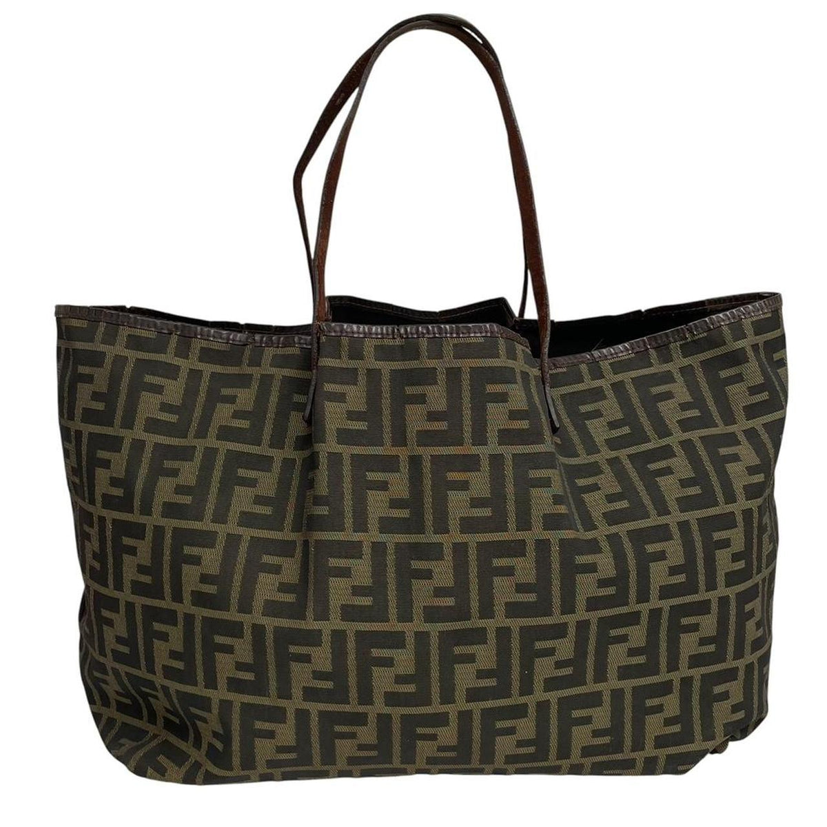 Pre-Loved Fendi Monogram Canvas Tote Bag with Purse