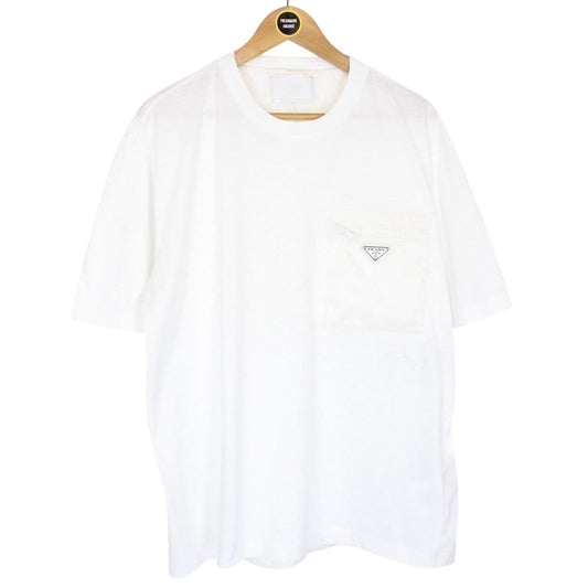 Prada Badge Re-Nylon Pocket T-Shirt XL