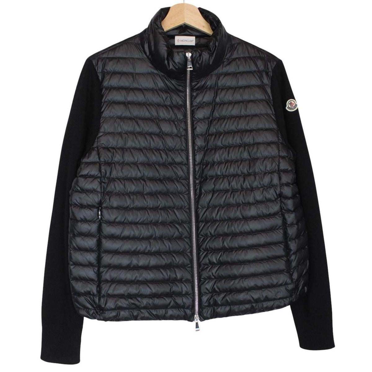 Moncler Down Tricot Cardigan Jacket Medium