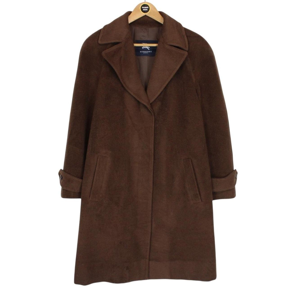 Vintage Burberry London Virgin Wool Coat Medium