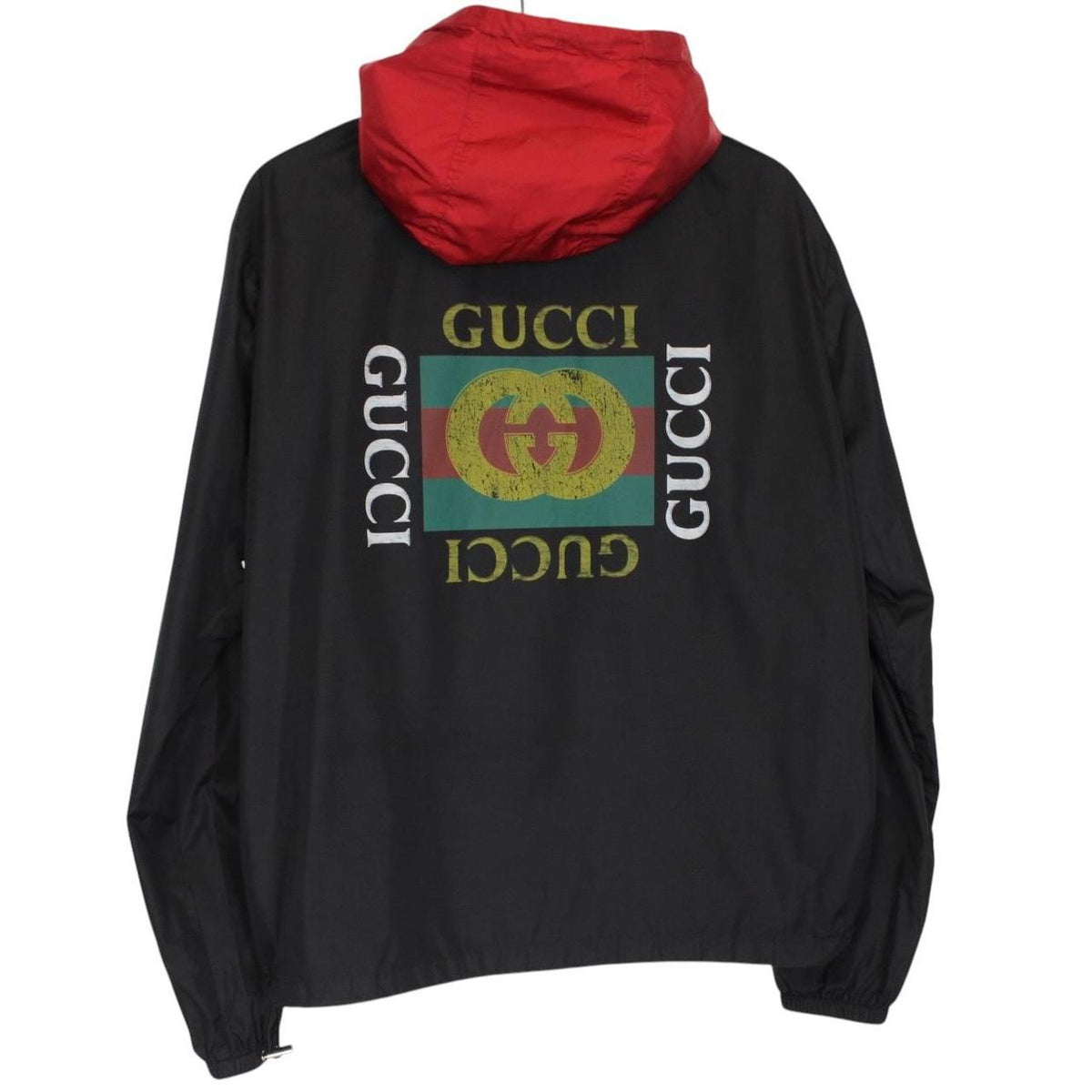 Gucci Logo Print Windbreaker Jacket Medium