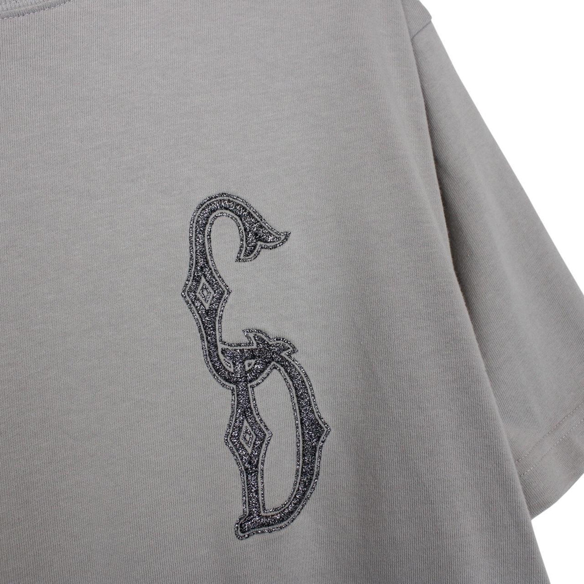 Christian Dior  Interlaced Embroidered Logo T-Shirt Large