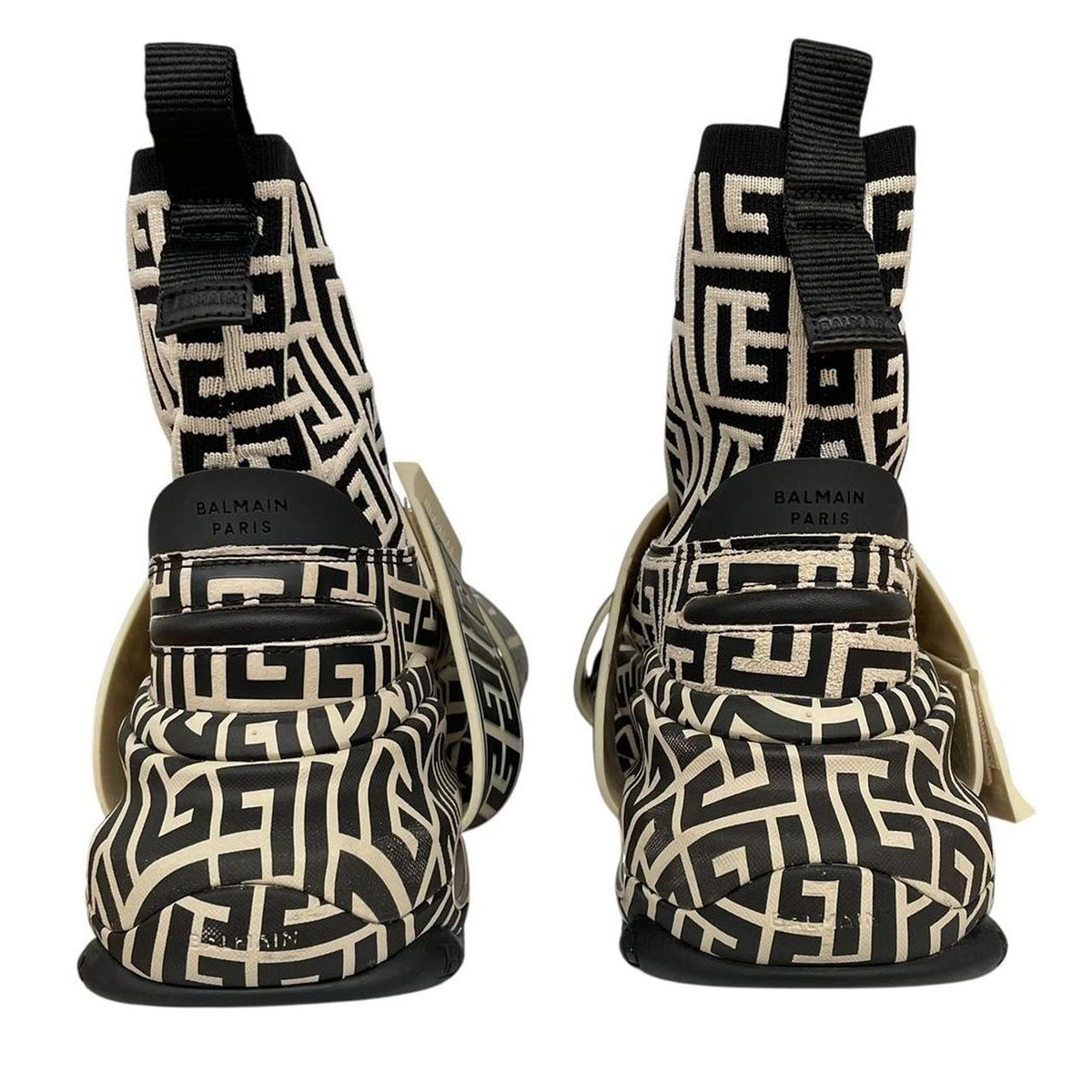 Balmain B-Bold Monogram Sock Trainers UK 5