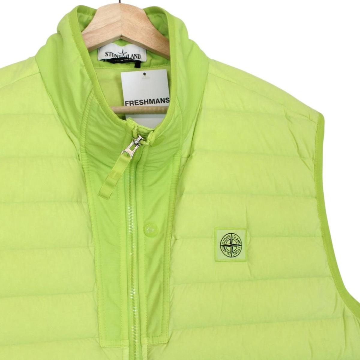Stone Island AW 2019 Loom Woven Chambers Down Gilet XL