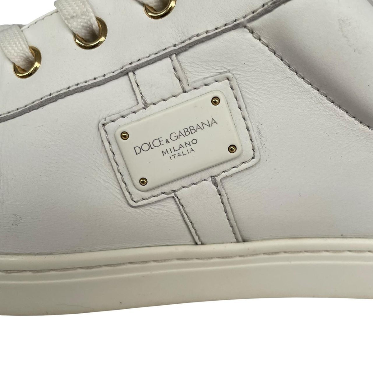 Dolce & Gabbana Leather Trainers UK 9