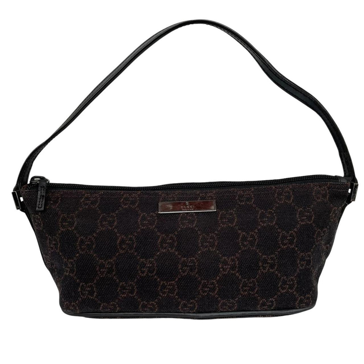 Gucci GG Monogram Canvas Mini Boat Pochette Bag