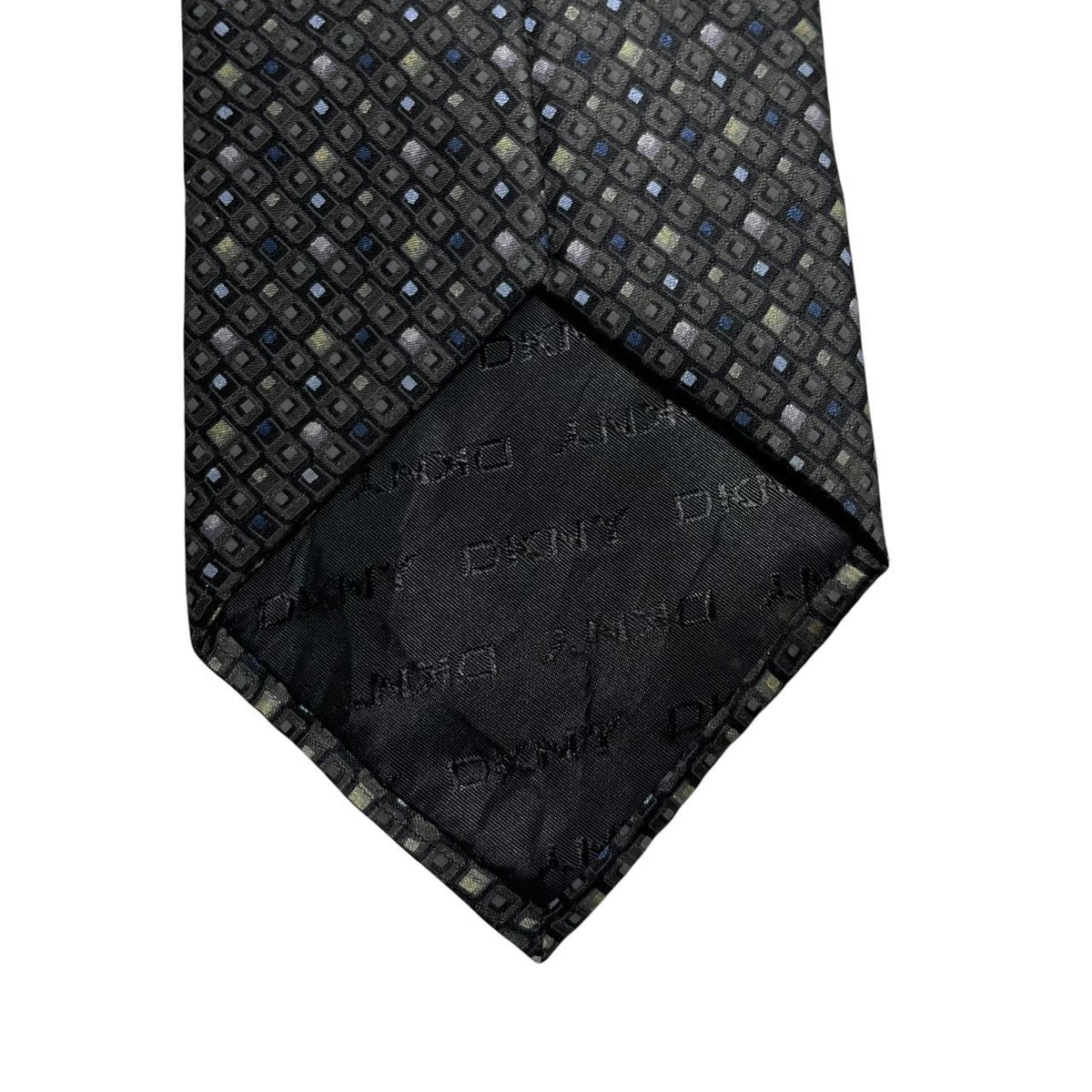 Vintage DKNY Geometric Silk Tie