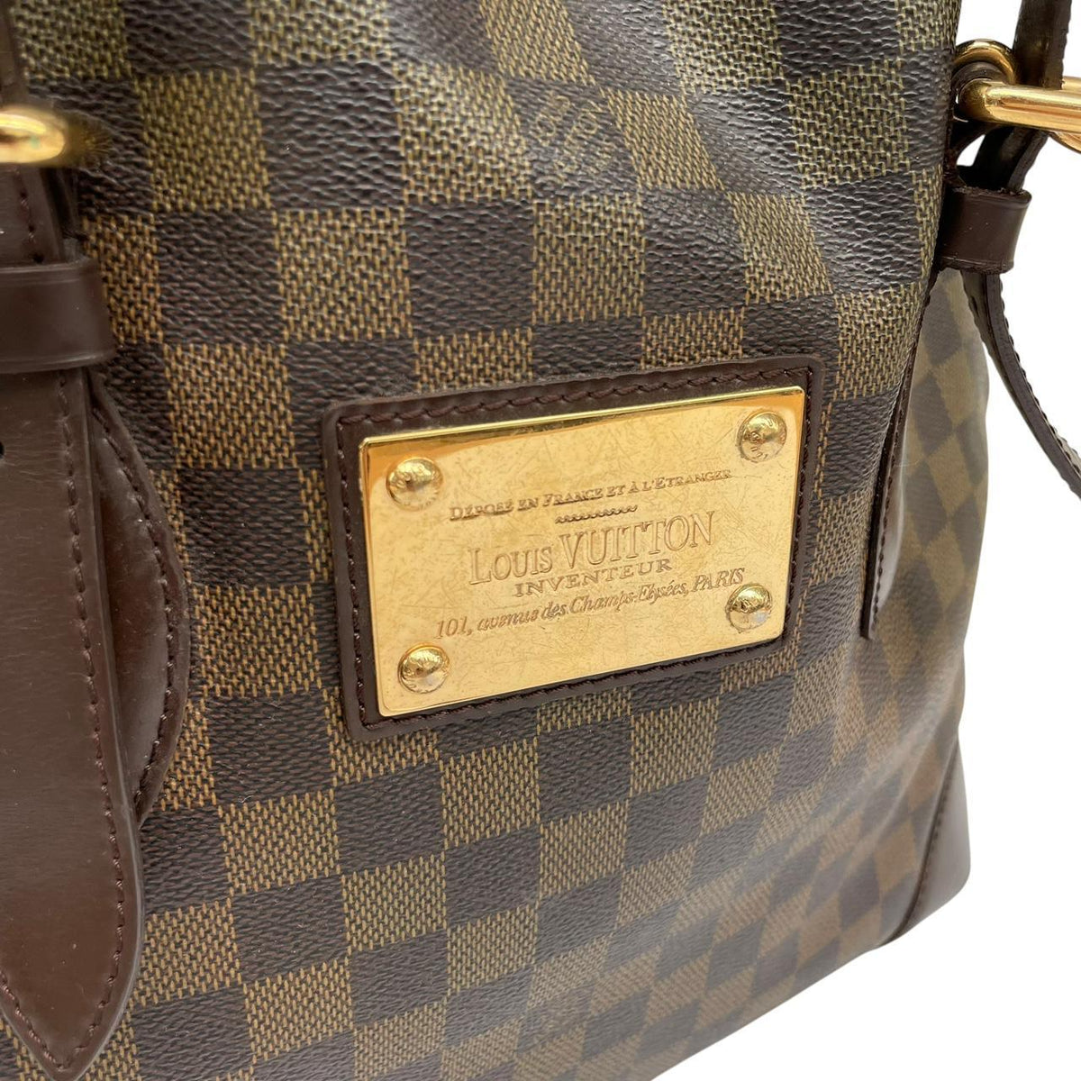 Pre-Loved Louis Vuitton Damier Hampstead MM Shoulder Bag