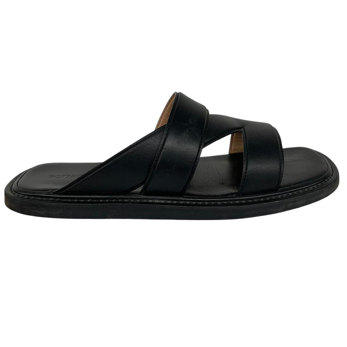 Bottega Veneta Calf Leather Band Sandals UK 10