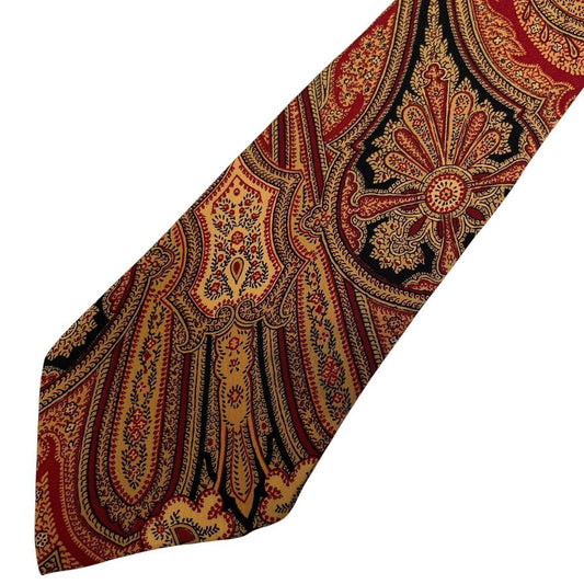 Vintage Polo Ralph Lauren Paisley Print Silk Tie