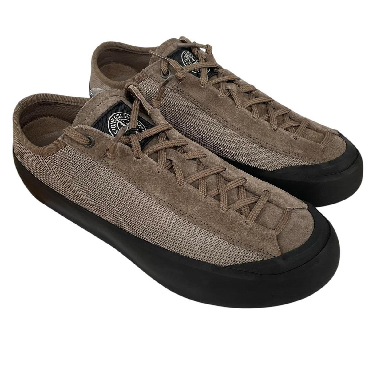 Stone Island Logo Patch Low-top Trainers UK 7