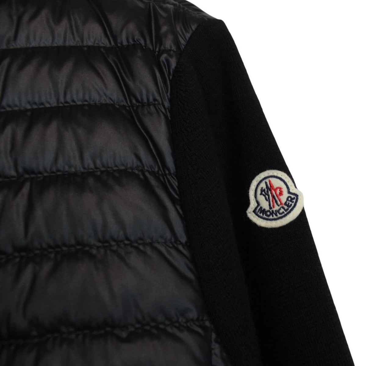 Moncler Down Tricot Cardigan Jacket Medium