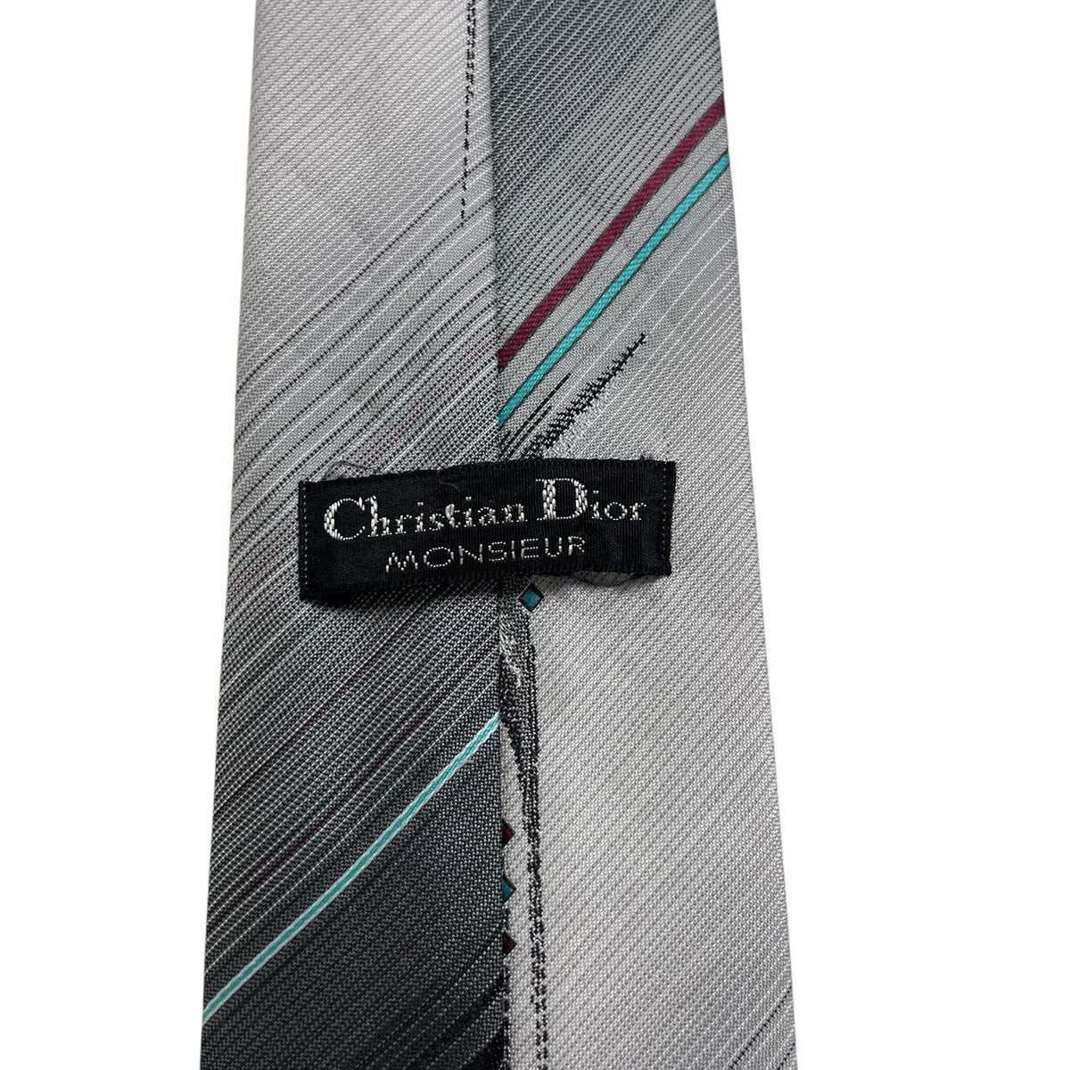 Vintage Christian Dior Gradient Polyester Tie