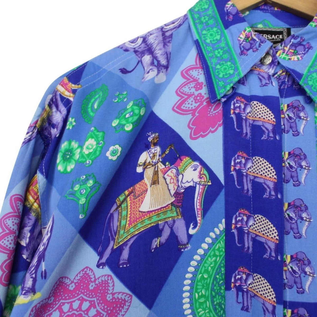 Vintage Versace Jeans Couture Elephant Shirt Large