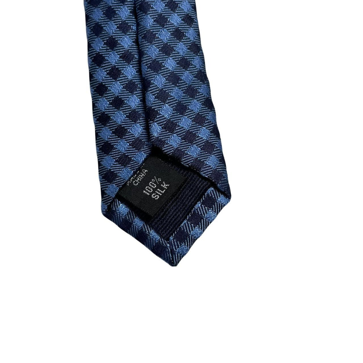 Michael Kors Check Pattern Silk Tie
