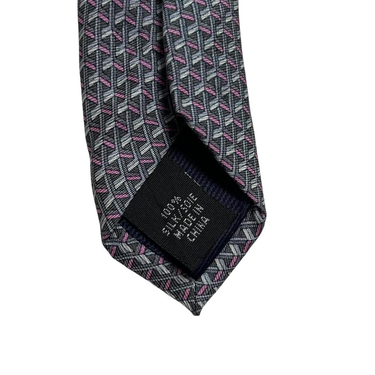 Michael Kors Geometric Pattern Silk Tie