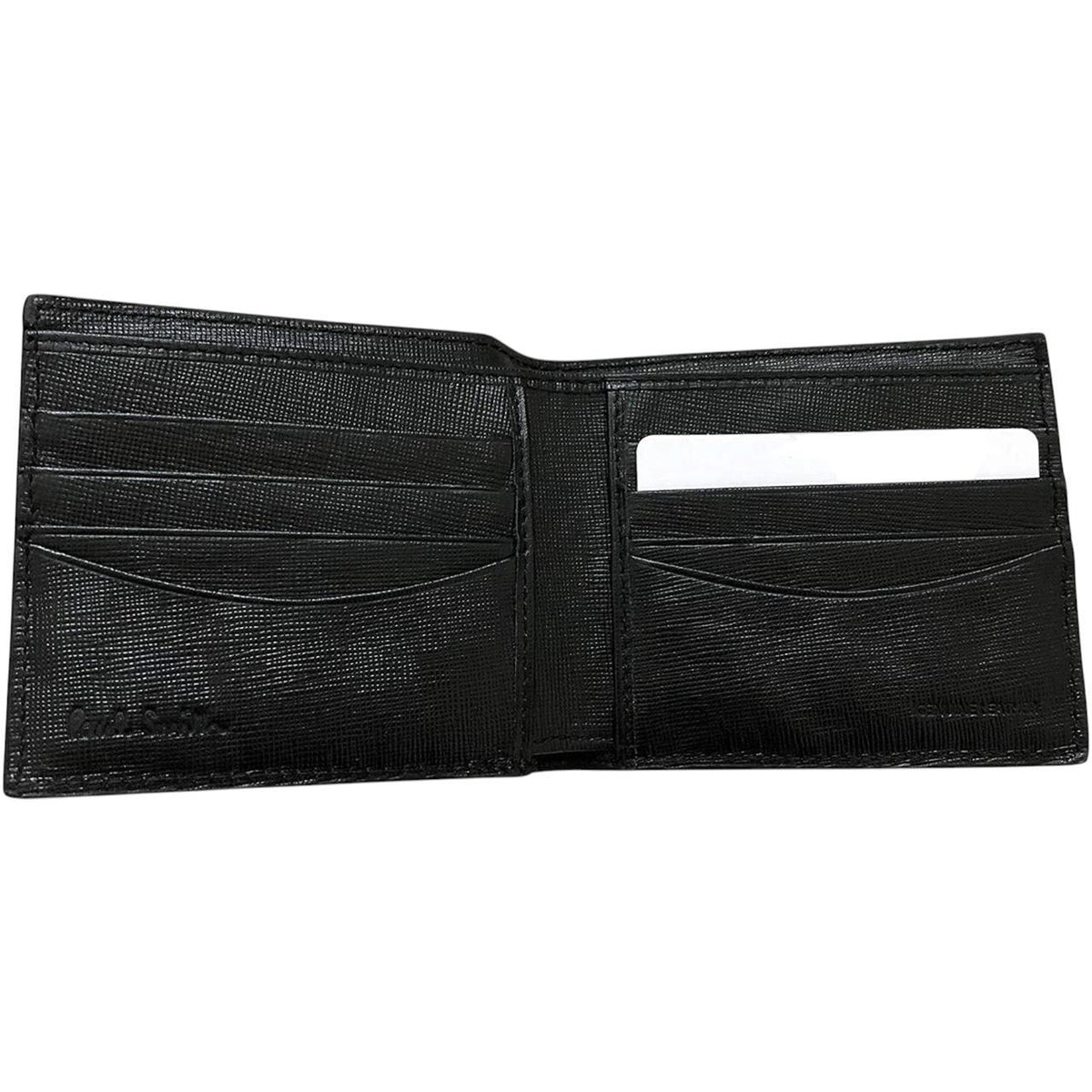 Paul Smith Textured Crosshatch Leather Bifold Wallet