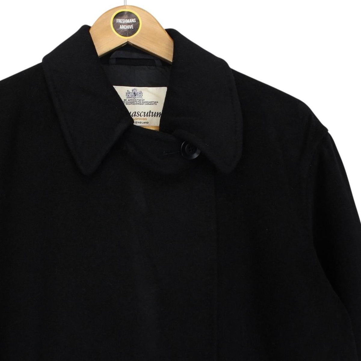 Vintage Aquascutum Cashmere Wool Blend Coat Large