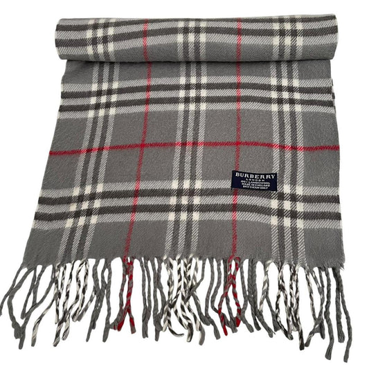 Vintage 90s Burberry Lambswool Scarf